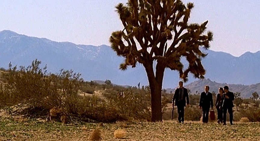 メンタリストシーズン1第17話 砂漠で人が降ってきて倒れてキャッチでジェーンとリズボンさんは